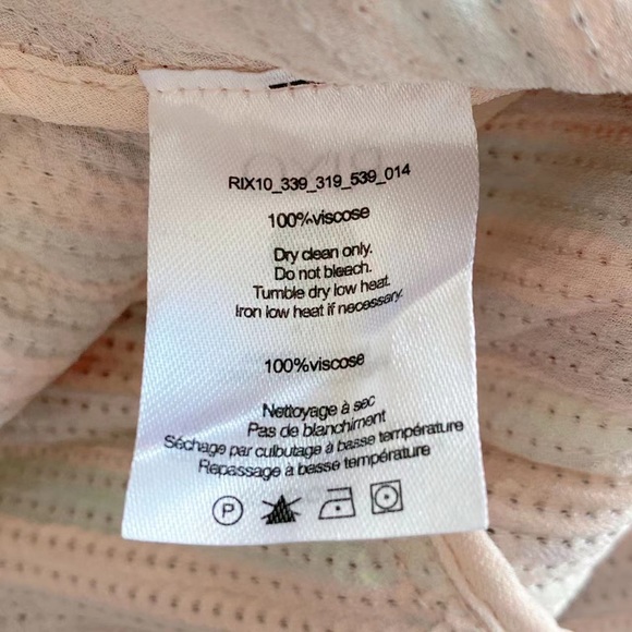 RIXO KYLA SEQUIN STRIPE Long Sleeve Mini Dress Sz L - Picture 7 of 10